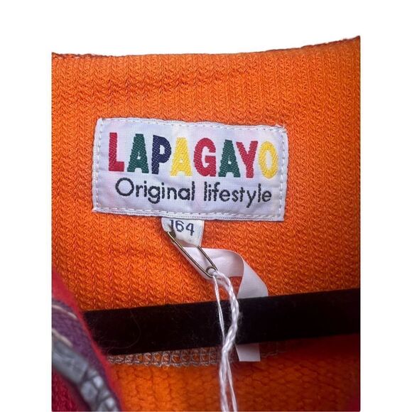 La Pagayo Women’s Medium Shirt Jacket 1/4 Zip Ribbed Hippie Colorful Indie NEW - Picture 4 of 9